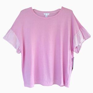 Tribal Frill Sleeve Tee NWT